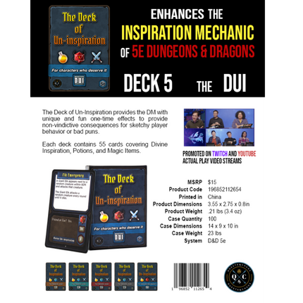 Deck of Un-Inspiration