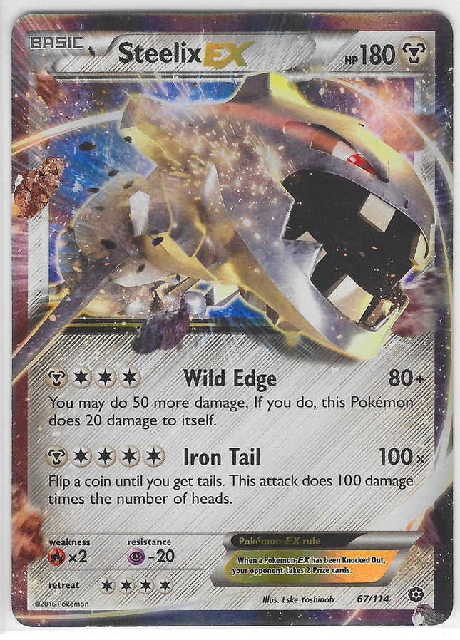 Steelix EX Ultra Rare XY - Steam Siege 67/114 LP