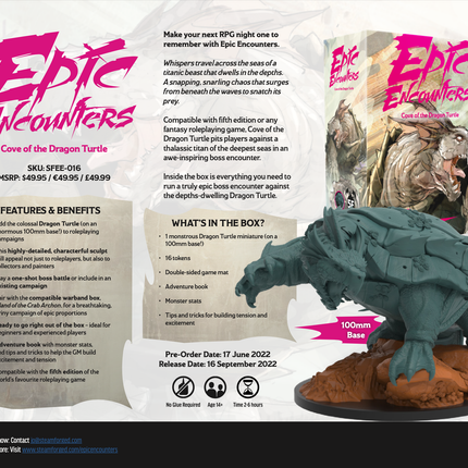 Epic Encounters: Cove of the Dragon Turtle