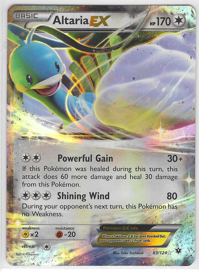 Altaria EX Ultra Rare XY - Fates Collide 83/124 LP