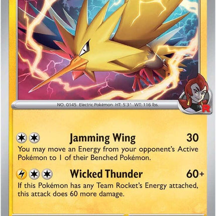 Team Rocket's Zapdos [DRI - 070/182]
