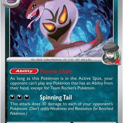 Team Rocket's Arbok