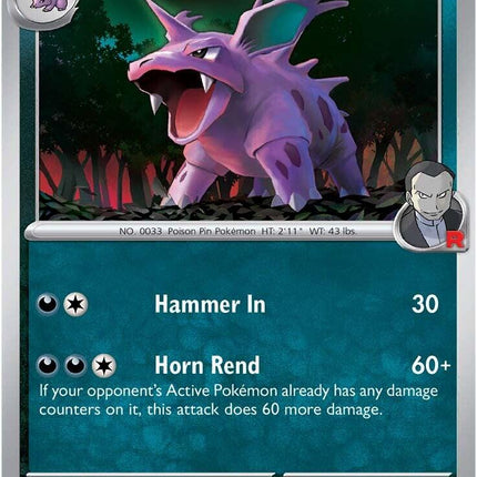 Team Rocket's Nidorino