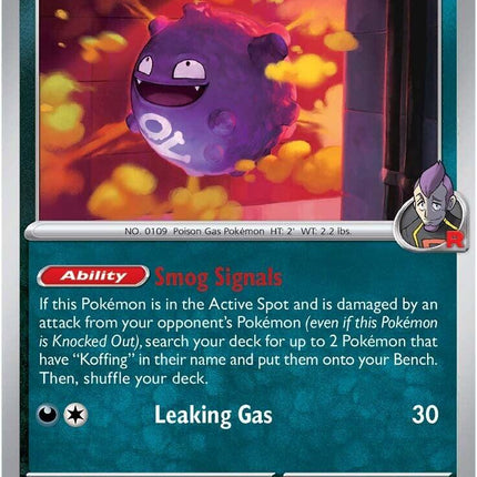 Team Rocket's Koffing