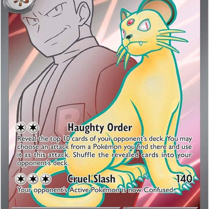 Team Rocket's Persian ex - 219/182 [DRI - 219/182]