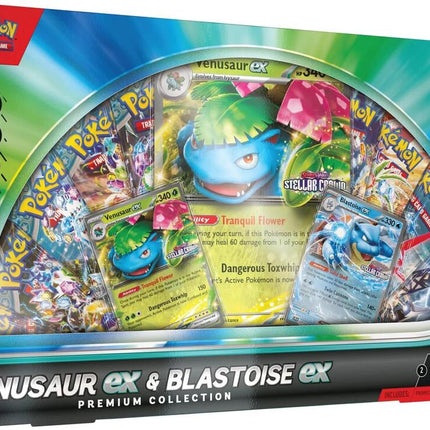 Venusaur ex & Blastoise ex Premium Collection
