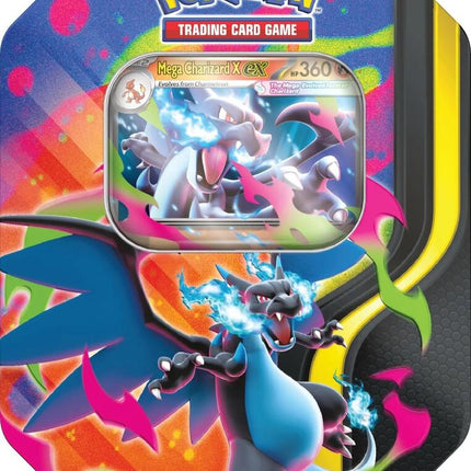 Pokémon TCG: Mega Charizard Tin (Mega Charizard X)