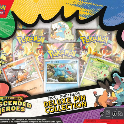 Ascended Heroes First Partners Deluxe Pin Collection - ME: Ascended Heroes