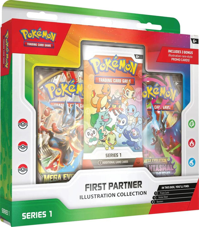 Pokémon TCG First Partner Illustration Collection (Series 1) – 30th Anniversary