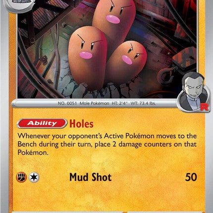 Team Rocket's Dugtrio - 101/217
