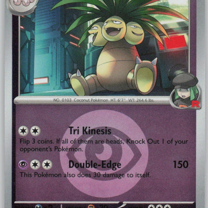 Team Rocket's Exeggutor (Energy Symbol Pattern)