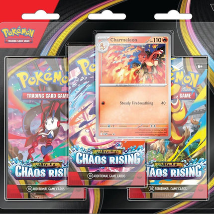 Chaos Rising 3-Pack Blister [Charmeleon] - ME04: Chaos Rising (CRI)