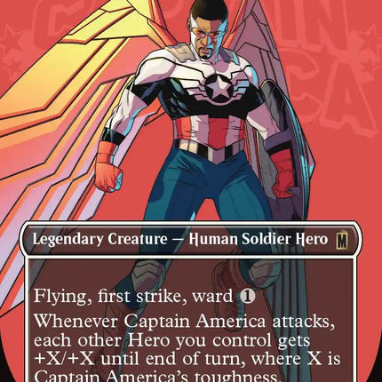 Captain America, Wings of Freedom (Borderless)
