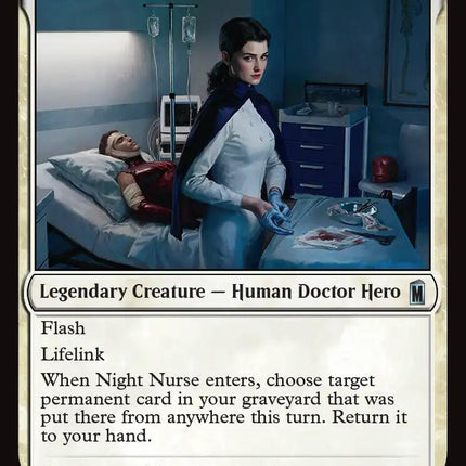 Night Nurse, Healer of Heroes