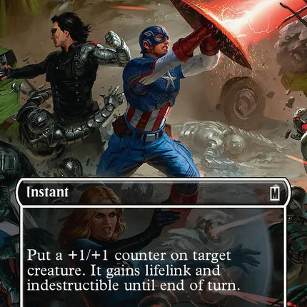 Take Up the Shield (Borderless)