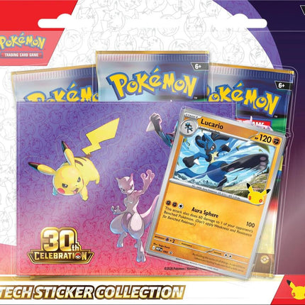 30th Celebration Tech Sticker Collection [Lucario] - ME: 30th Celebration (30C)
