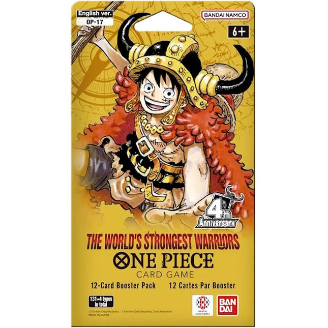 One Piece TCG: OP-17 The World's Strongest Warriors Sleeved Booster Pack - The World's Strongest Warriors (OP17)
