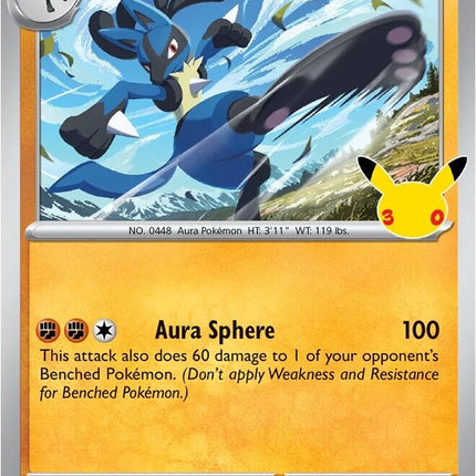 Lucario - 095 (30th Celebration)