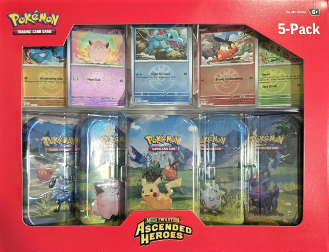 Ascended Heroes Mini Tins 5-Pack