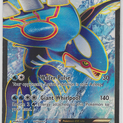Kyogre EX (148 Full Art) Ultra Rare XY - Primal Clash 148/160 LP