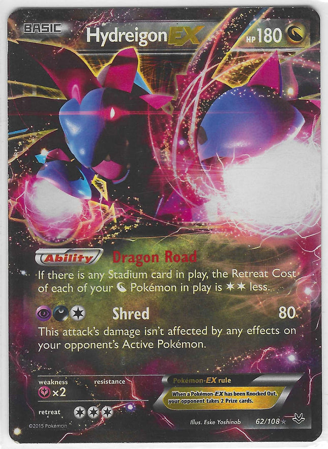 Hydreigon EX Ultra Rare XY - Roaring Skies 62/108 NM