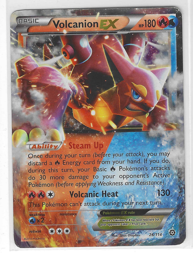 Volcanion EX Ultra Rare XY - Steam Siege 26/114 NM