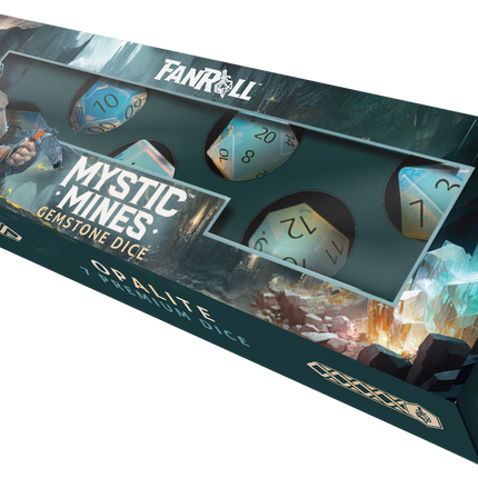 Mystic Mines Gemstone Poly Dice Sets: UPGRADED PACKAGING