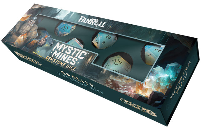 Mystic Mines Gemstone Poly Dice Sets: UPGRADED PACKAGING