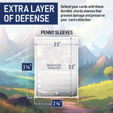 20PT - 100 Pack Top Loaders & Standard Size Penny Sleeves