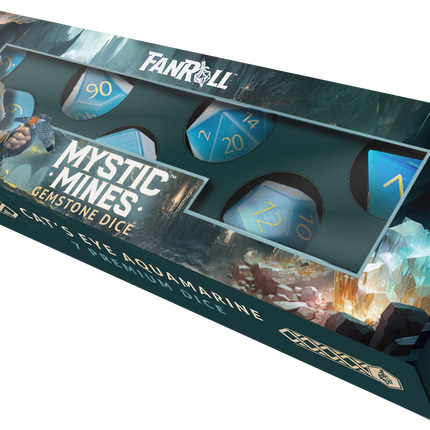 Mystic Mines Gemstone Poly Dice Sets: UPGRADED PACKAGING