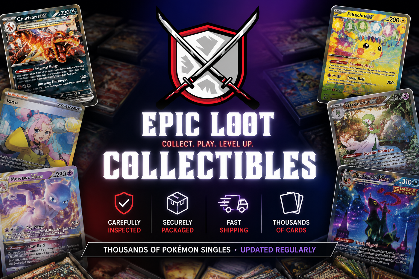 <h1><br/><strong>🚀 Our Singles Inventory Is LIVE! 🚀</strong></h1>