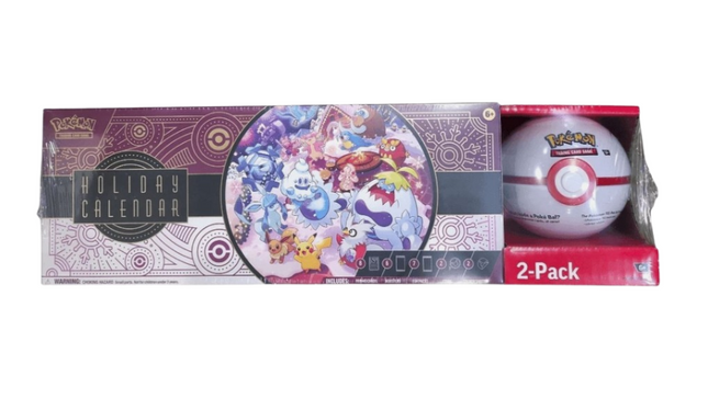 Pokémon Holiday Calendar and Premier Ball Bundle