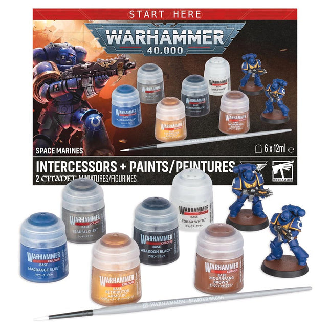 60-11 Warhammer 40,000: Intercessors + Paints Set