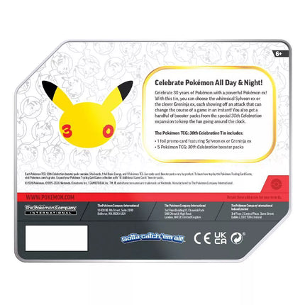30th Celebration ex Tin [Sylveon ex] - ME: 30th Celebration