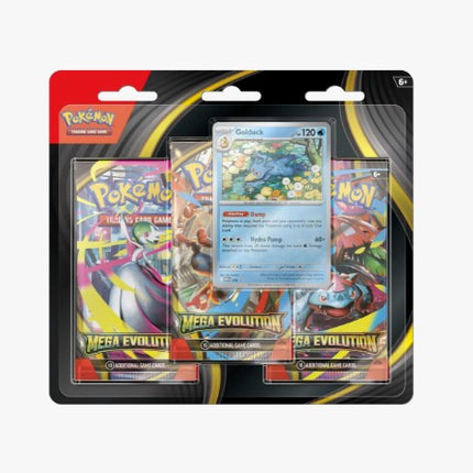 Mega Evolution 3 Pack Blister [Golduck] - ME01