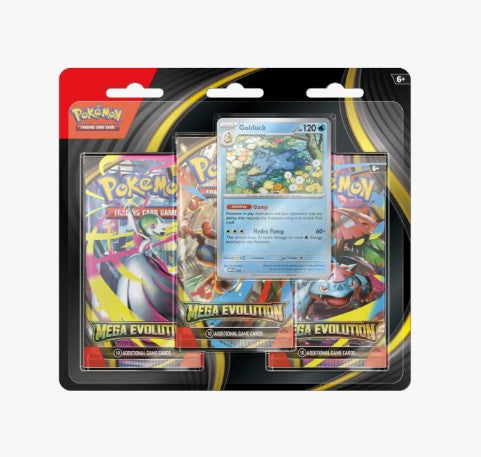 Mega Evolution 3 Pack Blister [Golduck] - ME01