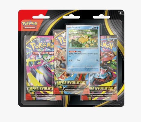 Mega Evolution 3 Pack Blister [Psyduck] - ME01