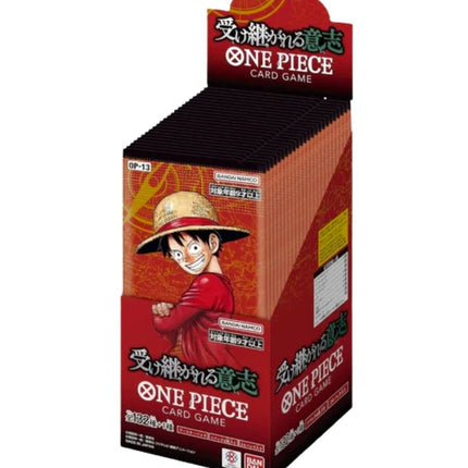 Japanese One Piece OP-13 Carrying on His Will Booster Box