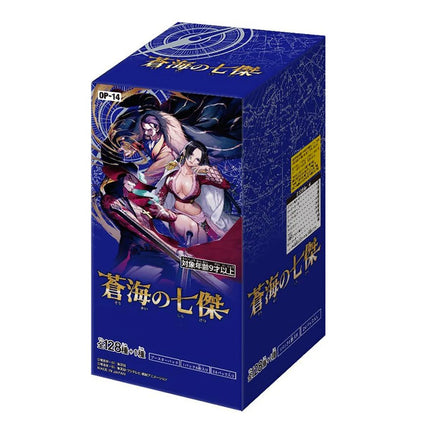 Japanese One Piece OP-14 The Azure Sea's Seven Booster BOX