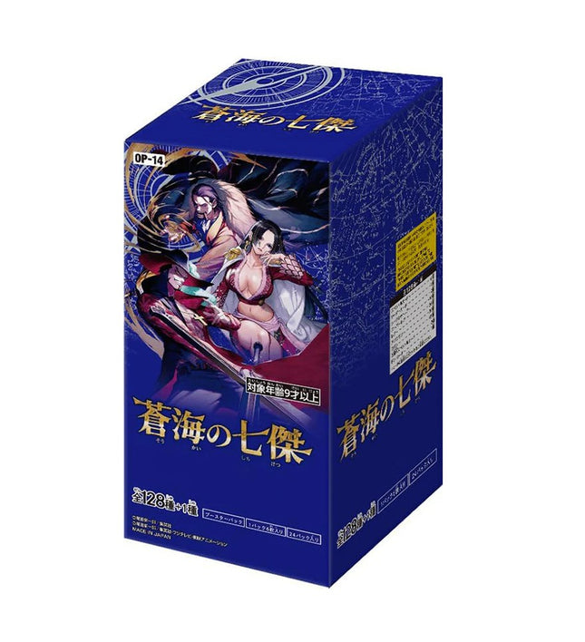 Japanese One Piece OP-14 The Azure Sea's Seven Booster BOX