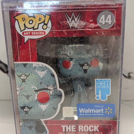 Funko POP! Artist Series: WWE - The Rock #44 w/Case ( Walmart Exclusive Edition)