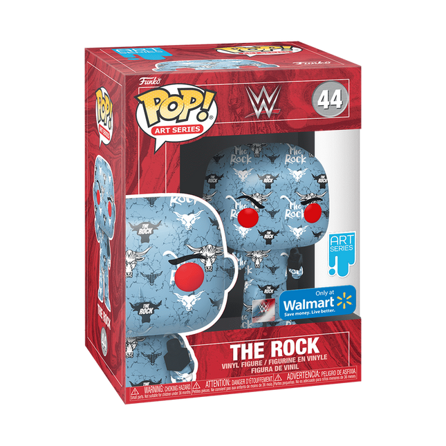 Funko POP! Artist Series: WWE - The Rock #44 w/Case ( Walmart Exclusive Edition)