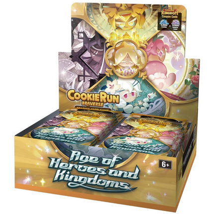 CookieRun TCG: Set 2: Age of Heroes and Kingdoms Booster Display