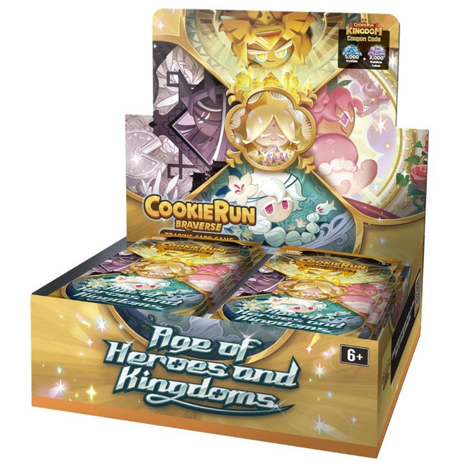 CookieRun TCG: Set 2: Age of Heroes and Kingdoms Booster Display