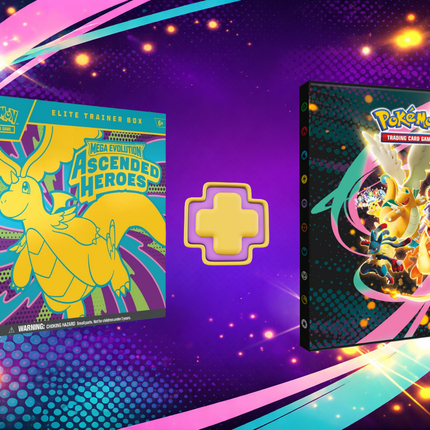 Ascended Heroes Elite Trainer Box + Free Pokémon 9-Pocket Binder