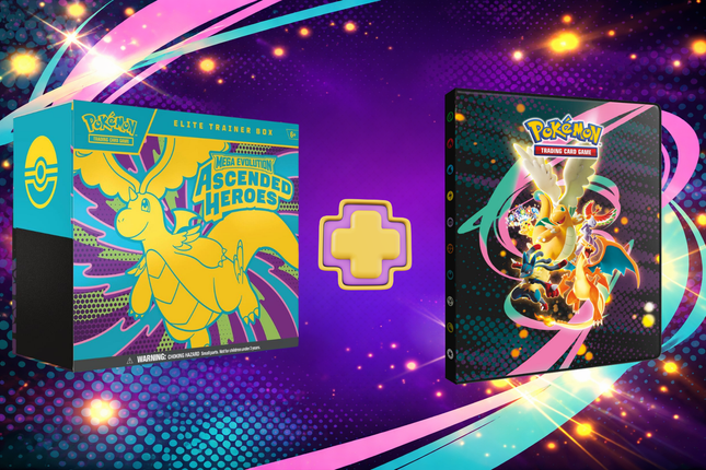 Ascended Heroes Elite Trainer Box + Free Pokémon 9-Pocket Binder
