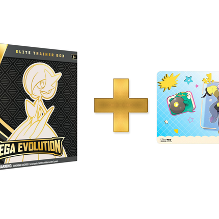 Mega Evolution Elite Trainer Box [Mega Gardevoir] AND Playmat: Pokémon: Iono & Bellibolt Bundle