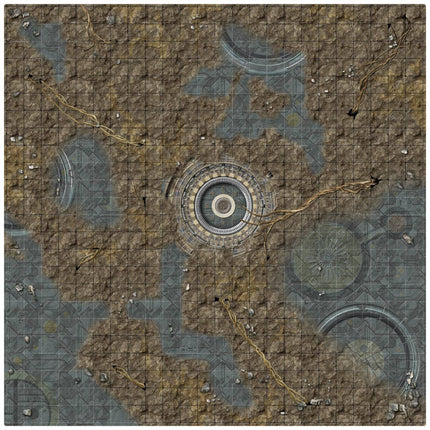 Battle Systems: Alien Catacombs Gaming Mat 2x2