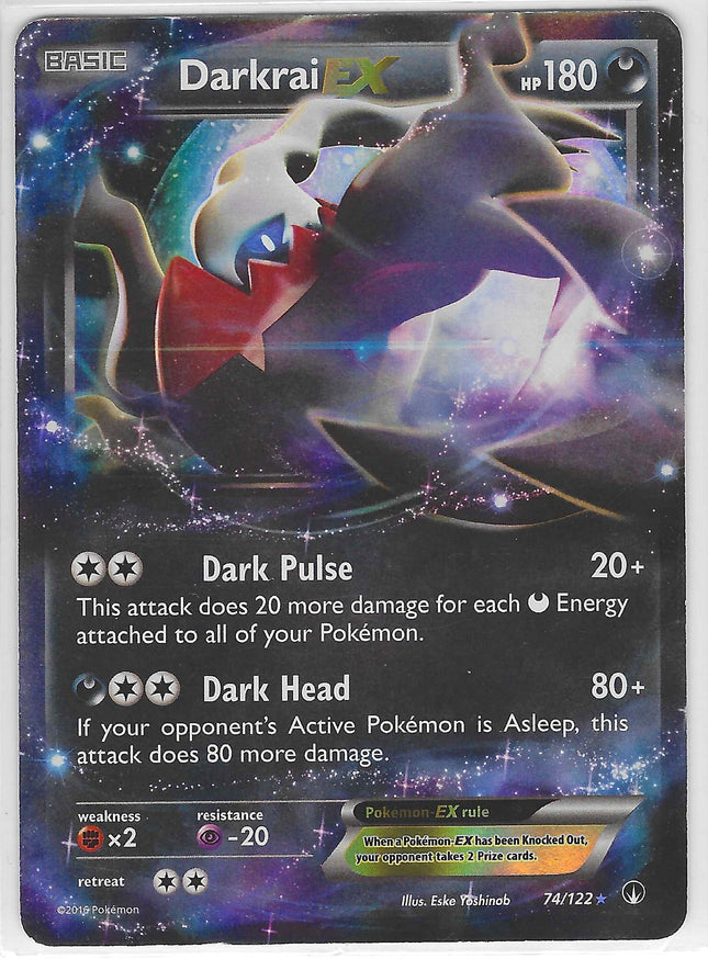 Darkrai EX Ultra Rare XY - BREAKpoint 74/122 NM