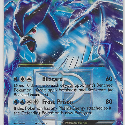 Articuno EX (Team Plasma) Ultra Rare Plasma Storm 25/135 NM
